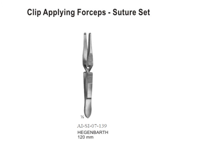 Hegenbarth clip applying forceps
